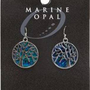 MOE124 - Marine Opal Drop Earrings