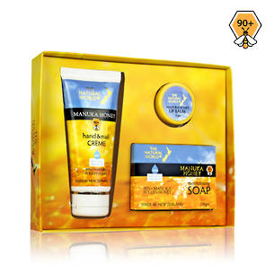 The Natural World Manuka Honey Boxed Gift Set 3pk