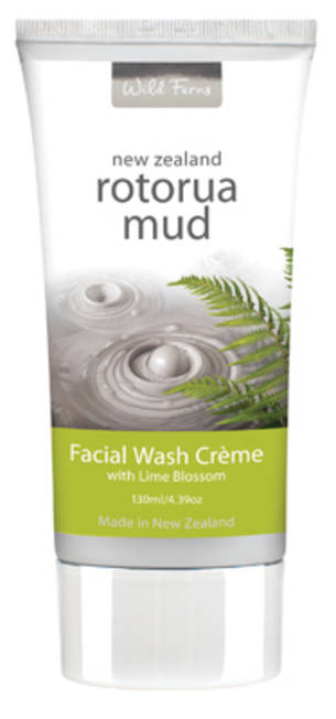 Wild Ferns Rotorua Mud Facial Wash Creme with Lime Blossom