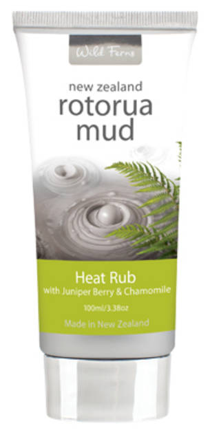 Wild Ferns Rotorua Mud Heat Rub with Juniper & Chamomile