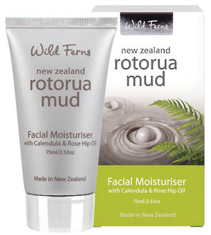 Wild Ferns Rotorua Mud Facial Moisturiser with Calendula & Rose Hip Oil