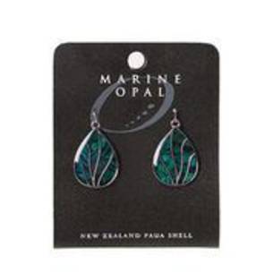 MOE115 - Marine Opal Drop Design Earrings