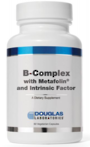 Douglas B-COMPLEX with Metafolin®, Methylcobalamin Vitamin B12, and Intrinsic Factor