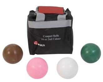 Croquet Balls - 16oz Match Quality Plastic Croquet Balls - 2nd Colours