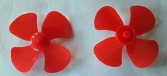 Propeller Blade  55mm Plastic with 2mm shaft fitting