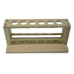 Test Tube Rack Wooden 25mm holes - NO DRYING PEGS -