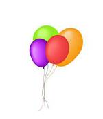 Balloons Pkt of 24 mixed shapes and colours