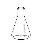 Flasks Glass Conical 100mL