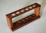 Test Tube Rack Wooden 28mm holes - NO DRYING PEGS -