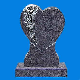 Heart with Rose Relief