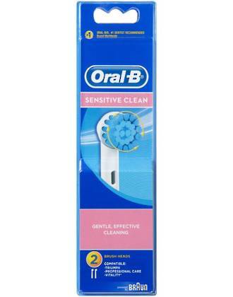 Oral-B Sensitive (Extrasoft) Toothbrush Heads (2 Pack) - Bulk Buy 3 Packs