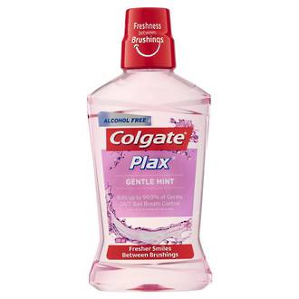 Colgate Plax Gentle Care Alcohol Free Mouthwash - 500mL 