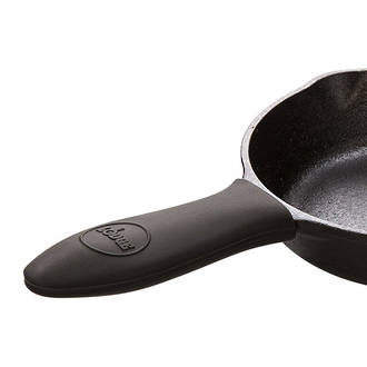 Lodge Cast Iron Cookware Silicone Hot Handle Holder, Black - ASHH11