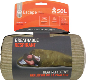 Adventure Medical Kits SOL Escape Breathable Bivvy, Olive Green - 0140-1229
