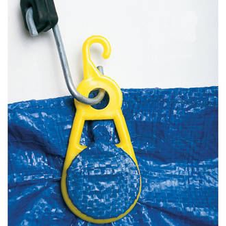 Accusharp Super Snaps Reusable Tarp Clip and Grommet, 6-Pack - 01006