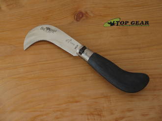 Antonini Knives Old Bear Pruning Knife, Laminated Wood Handle, Black - 9747-17_MNK