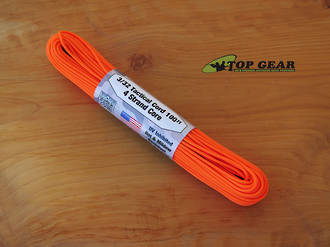 Atwood Rope Manufacturing 4 Strand Tactical Cord 275 lbs test - Neon Orange 33218