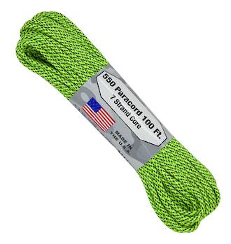 Atwood Rope Manufacturing 550 Paracord, Green Spec Camo, 100 ft Pack - 55110