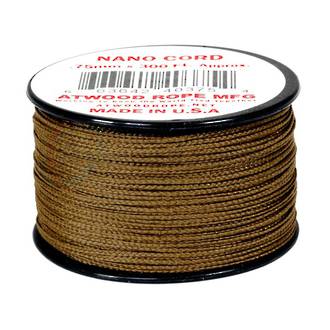 Atwood Rope Manufacturing Micro Cord, 125 ft Roll, Coyote - 11843