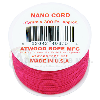 Atwood Rope Manufacturing Nano Cord - Hot Pink 400021