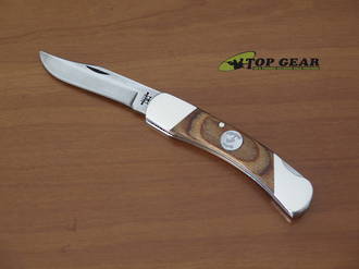 Bear & Son Cutlery 3.75 Inch Oak Wood Lockback Knife Oak - C205
