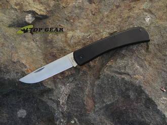 Bear and Son Large Farmhand Pocket Knife, Black Aluminium Handle - 138