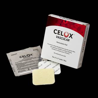 Celox 2" x 2" Vascular Hemostatic Pad - FG08834081