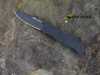 Cold Steel Air Lite DropPoint Knife, AUS-10A Stainless Steel, Black Blade - 26WD-BKBK