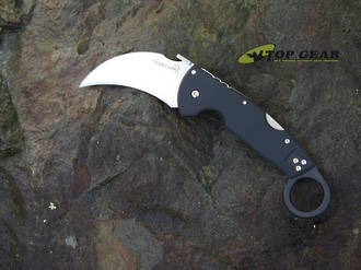 Cold Steel Tiger Claw Folding Karambit Lockback Knife, S35VN Stainless Steel - 22C