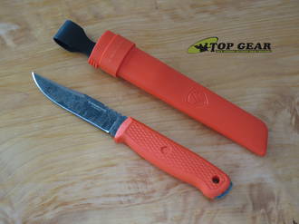 Condor Bushglider Fixed Blade Knife, 1095 High Carbon Steel, Orange - CTK3951-4.2HC