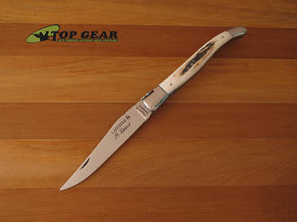 Robert David Laguiole 4 1/4" Pocket Knife with Staghorn Handle - L1511CER