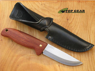 Eka Nordic A10 Fixed Blade Knife with Bubinga Wood Handle - 619509