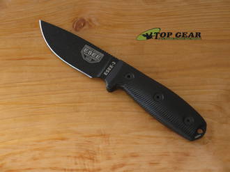 Esee 3 3D Fixed Blade Knife, 1095 High Carbon Steel - 3PMB-001