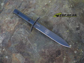 Extrema Ratio Arditi Combat Knife, Bohler N690 Cobalt Steel, Black Forprene Handle - 04.1000.0220-BLK