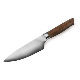 Ferrum 6" Inch Reserve Chef's Knife with Walnut Wood Handle - 15 cm