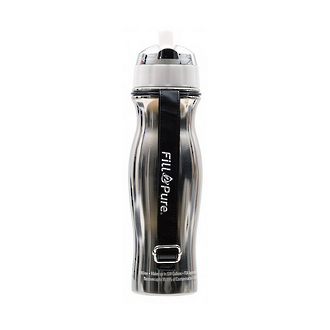 Fill2pure Extreme Rad. Adv. Stainless Steel Water Bottle with Seychelle Filtration System - 1-03601-11-W