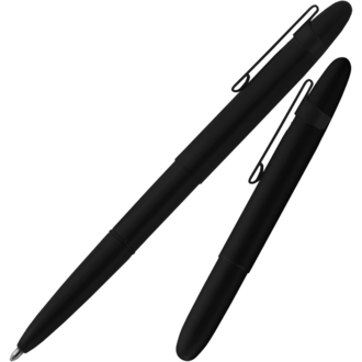 Fisher Space Pen Black Matte Bullet Pen with Pocket Clip - 400BCL