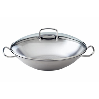 Fissler Original Pro Collection Wok with Glass Lid - 84 826 35 000