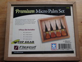Flexcut Premium Micro Palm Set, 4 Piece - FRP804