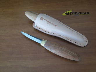 Flexcut Sloyd Carving Knife with Leather Belt Sheath - KN50
