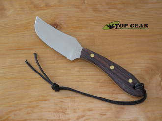 Grohman #R103S Short Skinner Knife, Rosewood Handle