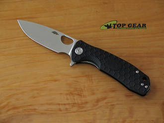 Honey Badger Flipper Pocket Knife, Medium, Black - HB1011