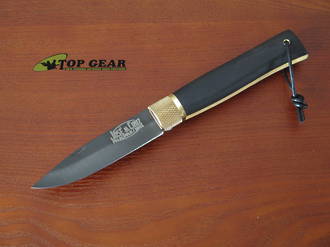 José da Cruz Pocket Knife, Mahogany Wood Handle, 1.4116 Stainless Steel - L8501