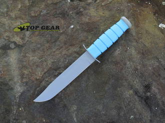 Ka-Bar USSF Space-Bar Knife, Straight Edge, Grey Hard Plastic Sheath - 1313SF