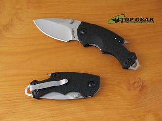 Kershaw Shuffle Pocket Knife, Black Beads Blasted - 8700