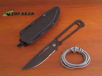 Knives of Alaska Xtreme Series Model V Skeletonized Drop-Point Knife, D2 Tool Steel - - 00804FG