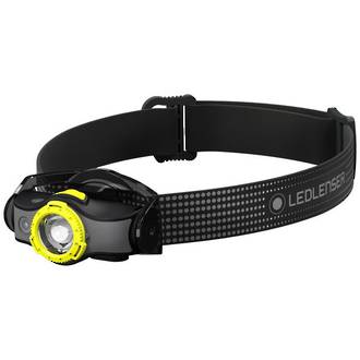 LED Lenser MH5 Rechargeable LED Headlamp 400 Lumens, Black/Yellow - 502144