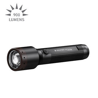 LED Lenser P6R CORE Rechargeable LED Torch, 900 Lumens - 502179