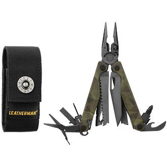 Leatherman Charge Plus Multi-Tool, Forest Camo, Premium Nylon Sheath - 832710