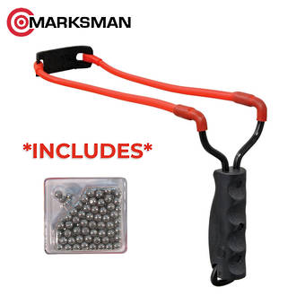 Marksman Laserhawk Traditional Slingshot with Pellets - 3030K